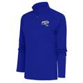 Women's Antigua Royal Syracuse Mets Tribute Half-Zip Pullover Top