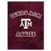 Texas A&M Aggies 60'' x 70'' Bubble Tie-Dye Flannel Sherpa Blanket