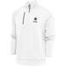 Men's Antigua White Salt Lake City Stars Generation Quarter-Zip Pullover Top