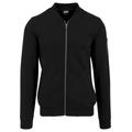 Sommerjacke URBAN CLASSICS "Herren Sweat Bomber Jacket" Gr. XL, schwarz (black) Herren Jacken Übergangsjacken