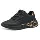Sneaker TAMARIS Gr. 37, schwarz (schwarz kombiniert) Damen Schuhe Sneaker