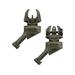 FAB Defense Top Mounted Deployable Front and Rear Sight for Left Hand OD Green fx-frbsoslhg
