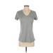 Nike Active T-Shirt: Gray Activewear - Women's Size Small