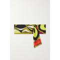 PUCCI - Printed Silk-twill Scarf - Green