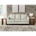 Signature Design by Ashley Genoa Sofa Leather Match in White/Brown | 40 H x 88 W x 38 D in | Wayfair 4770438