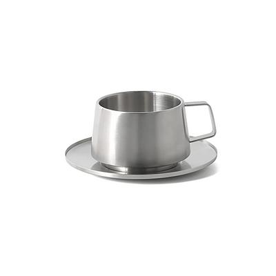 Front of the House DCS071BSS23 11 oz Bevel Cup - Stainless Steel