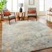 Harue 6'7" x 9'6" Modern Light Gray/Cloud Gray/Smoke/Nutmeg/Gray Area Rug - Hauteloom