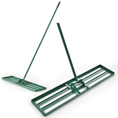 Costway 30/36/42 x 10 Inch Lawn Leveling Rake with Ergonomic Handle-42 inches