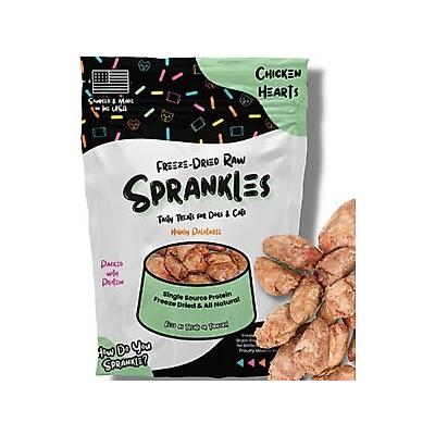 Sprankles Chicken Hearts Grain-Free Freeze-Dried Cat & Dog Treat, 12-oz bag