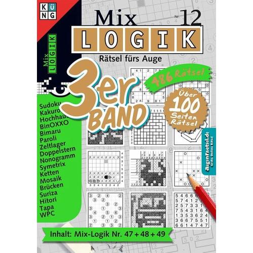 Mix Logik 3er-Band Nr. 12 - Mitarbeit:Conceptis Puzzles
