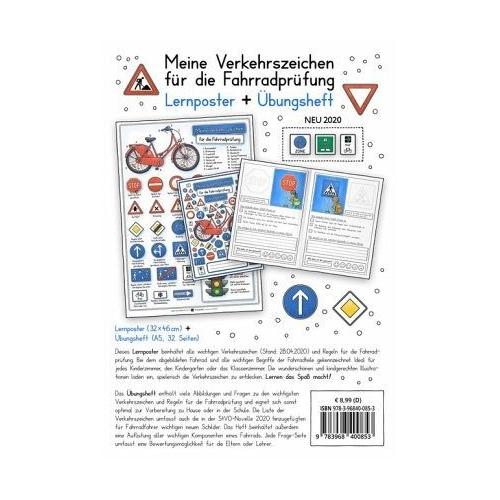Meine Verkehrszeichen für die Fahrradprüfung- mit den neuen Verkehrszeichen, m. 1 Buch, m. 1 Beilage - E&Z-Verlag GmbH