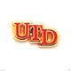 United Badge UTD Letters Manchester Gift Pin