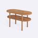 Loon Peak® Ezekiell Solid Wood Solid Coffee Table w/ Storage Wood in Brown | 17.4 H x 31.5 W x 14.9 D in | Wayfair E92B16F4B4C74485941FAEE76C947ED4