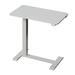 Inbox Zero Crescio 27.6" W Height Adjustable Rectangle Standing Desk Wood/Metal in White | 27.6 W x 15.7 D in | Wayfair