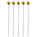 HOMEMAXS 5pcs Bee Stake Bee Garden Stake Yard Lawn Decoration Garden Layout Decorations