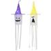 HOMEMAXS 2pcs Lighted Ghost Windsock Garden Hanging Windsocks Hanging Halloween Decors