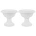 BESTONZON 2pcs Plastic Planter Flowerpots Roman Column Flowerpot Flowerpot