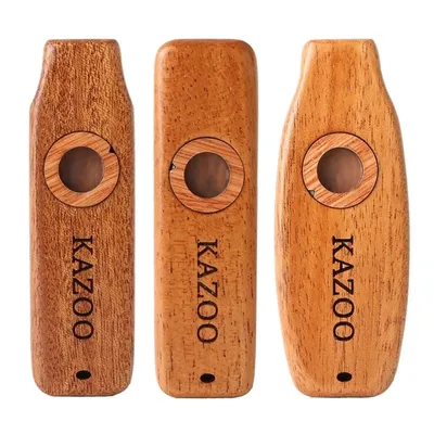Kazoo – membrane de flûte en acajou guitare Ukulele symbole d'harmonie d'accompagnement