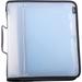Case-it Transulcent Go Tab Zipper Binder 2 O-Ring with 5-Color tabs Expanding File Folder and Shoulder Strap and Handle PS-430 Blue