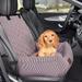 FAREYY Dog Car Seat for Small Dogs Pet Booster Seat Fully Detachable Washable Dog Seat for Car Travel Dog Bed with Storage Pockets and Clip-On Safety Leash