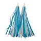 2 Pieces Bike Handlebar Tassels Accessories Colorful Easy Attachment Handgrip Ribbon Streamers for Baby Carrier Bike Baby Kids Children Blue