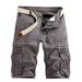 JNGSA Men s Hiking Cargo Shorts Lightweight Outdoor Work Shorts for Men Travel Golf Camping Casual with Pockets Belted Cargo Shorts Dark Gray