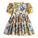 Rovga Casual Dresses For Girls Kids Summer Casual Printed Resort Style Dress Party Princess Dress Clothes Party Birthday Girl Dress