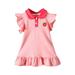 Rovga Casual Dresses For Girls Kids Dress Princess Dress Children Dress Casual Dress Small Flying Sleeve Dress Party Birthday Girl Dress