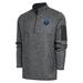 Men's Antigua Heather Gray Sugar Land Space Cowboys Big & Tall Fortune Quarter-Zip Pullover Jacket