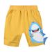 Baby Boy Shorts Casual Pants Toddler Shorts Cartoon Slacks Dinosaur Pattern Summer Shorts Children S Beach Pants Black Gray Solid Color Cartoon Boy Pants