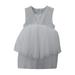 Summer Dresses For Girls Toddler Children Round Neck Sleeveless Princess Dress Lace Puffy Dresses Party Wedding Prom Dresses For 5-6 Years