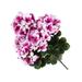 DISHAN Fake Begonia Flower - Realistic No Maintenance Easy Care UV Resistant Never Fade 9 Heads Table Centerpiece Garden Porch Window Box Artificial Flower Wedding Decor