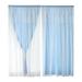 Curtain 108 Inches Long 2 Panels 2 Panels Home Curtains Layered Solid Plain Panels And Sheer Sheer Curtains Window Curtain Panels 42 x63 Curtains Tan