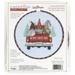 Dimensions Learn-A-Craft Counted Cross Stitch Kit 6 Round-Red Truck Gnomes (14 Count)
