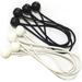 30pcs Plastic Tarp Black Tent Black Tarp Camping Tent Tie Down Straps Black Bungee Cords Tie Down Bungee Ball Bungee Cords Tie Down Elastic Cord Tie Down Ball Bungee Elastic Rope