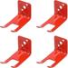 Universal Fire Extinguisher Bracket 4 Pack Fire Extinguisher Mounts & Brackets for 5 to 13 lbs Universal for All Extinguishers with Valve Body Slots Holder for Dry Chemical and Water Extinguishers