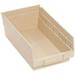 Quantum Storage Economy 4 in. Shelf Bin- Ivory - 11.62 x 6.62 x 4 in.