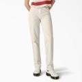 Dickies Women's Thomasville Relaxed Fit Jeans - Natural Beige Size 8 (FPR11)