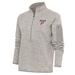 Women's Antigua Oatmeal Portland Sea Dogs Fortune Half-Zip Pullover Jacket