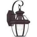 Monterey 12.5-in H Bronze Medium Base (E-26) Outdoor Wall Light