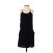 Old Navy Casual Dress - Mini Scoop Neck Sleeveless: Black Print Dresses - Women's Size Small