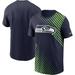 Men's Nike College Navy Seattle Seahawks Yard Line Fashion Asbury T-Shirt