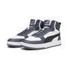 Sneaker PUMA "CAVEN 2.0 MID", Gr. 42, schwarz-weiß (puma weiß, puma schwarz, strong gray, puma silber), Synthetik, unifarben, sportlich, Schuhe