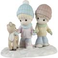 Precious Moments a Winter Walk is Warmer w/ You Bisque Porcelain Figurine Porcelain | 6.06 H x 4.25 W x 6.77 D in | Wayfair 231038