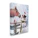 Stupell Industries Horse Eating Snowman Carrot Scene On Canvas Graphic Art Canvas in Brown/Red/White | 20 H x 16 W x 1.5 D in | Wayfair