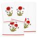 Linum Home Textiles 4 Piece Turkish Cotton Towel Set Terry Cloth/Turkish Cotton in White | 27 W in | Wayfair EDR00-2BT2HT-POLLY