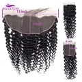 4x4/13x4 closure cheveux humains lisse Deep Wave meche bresilienne cheveux humain extensions de