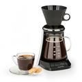 Excelsa Machine à café à filtre rond, 30 tasses, boîtier en acier inoxydable, 950Watts, robinet,