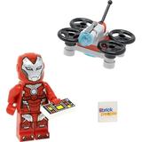 LEGO Marvel Super Heroes: Avengers: Iron Rescue Minifigure Red Armor with Drone