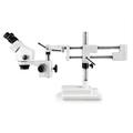 Vision Scientific Binocular Zoom Stereo Microscope 10x Widefield Eyepiece 0.7xâ€”4.5x Zoom Range 7xâ€”45x Magnification Range Double Arm Boom Stand